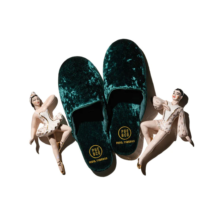 Velvet slippers 2025