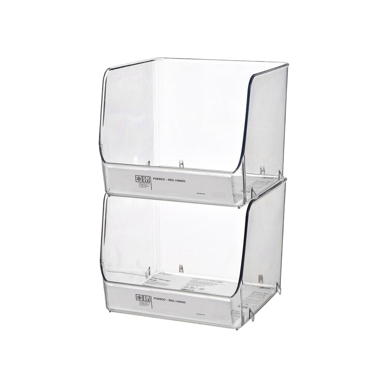 plastic stacking storage deep design by puebco 4