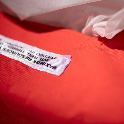 EMERGENCY TISSUE BOX COVER / Neon Orange