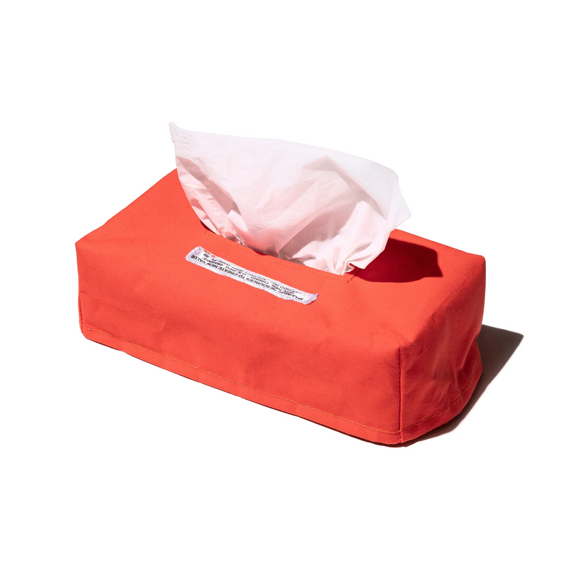 EMERGENCY TISSUE BOX COVER / Neon Orange