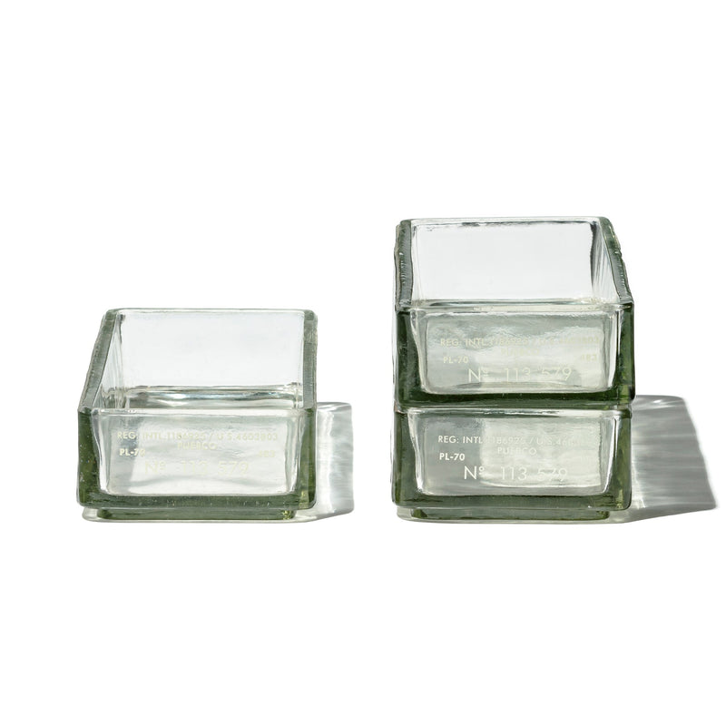 glass stacking organizer narrow puebco 113579 4
