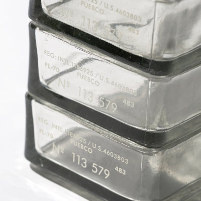 glass stacking organizer narrow puebco 113579 5