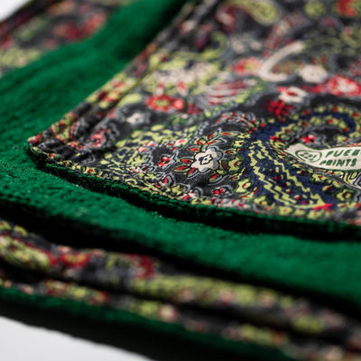 Reversible Nap Mat Paisley X Green Puebco 113722 4