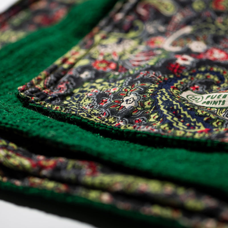 Reversible Nap Mat Paisley X Green Puebco 113722 4
