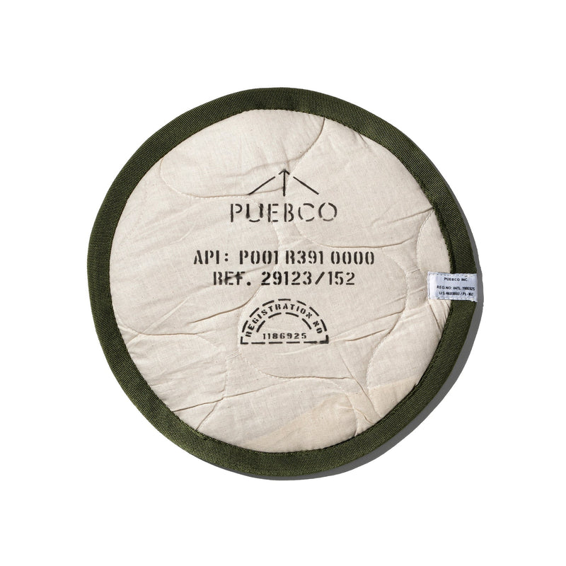 quilted seat cushion for stool olive puebco 114316 1