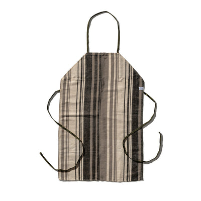 Cotton Jute Stripe Apron Puebco 303345 1