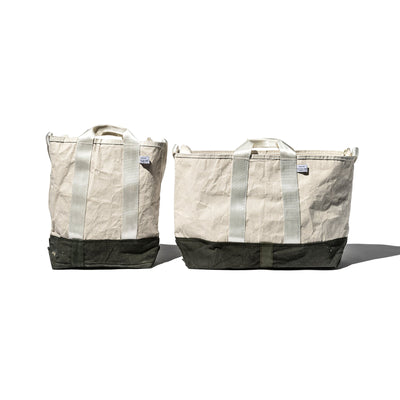 laminated fabric x vintage fabric bag puebco 504575 1
