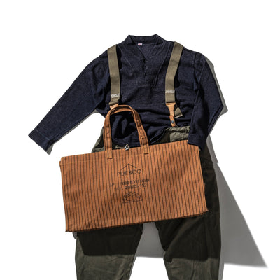 waxed canvas large bag puebco 504704 1