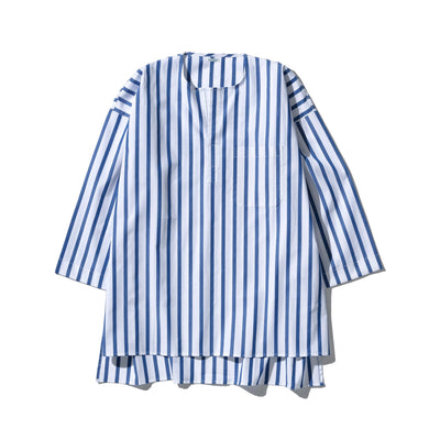 Cotton Stripe Shirt Crew Neck 3
