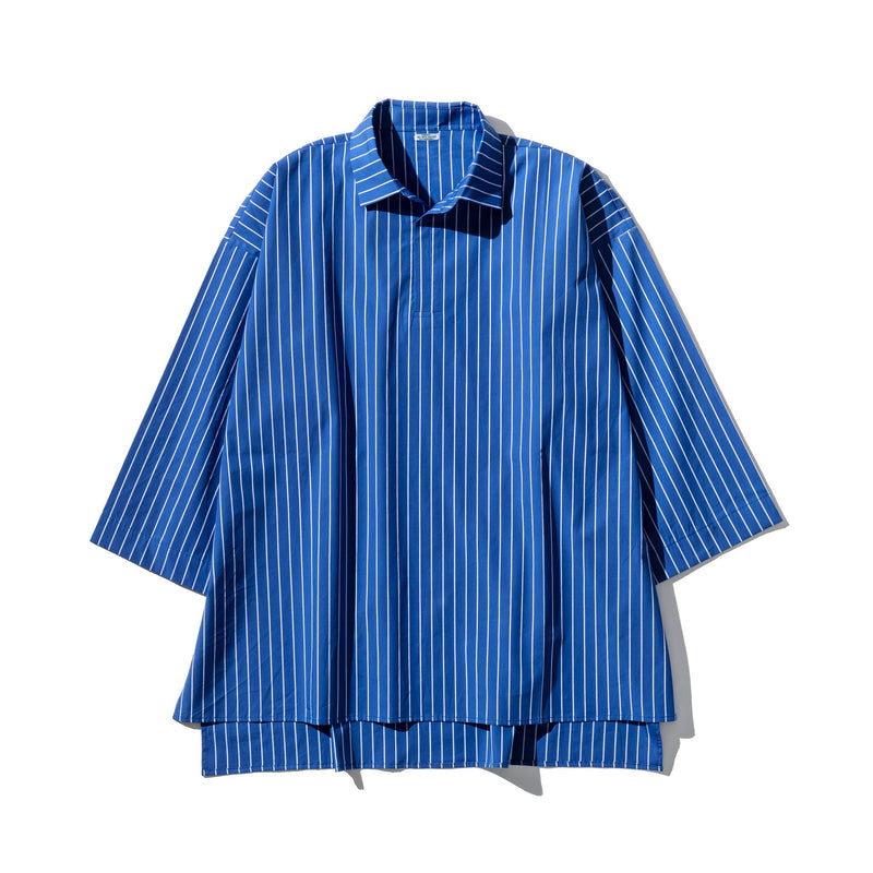 Cotton Stripe Shirt Regular Collar 2