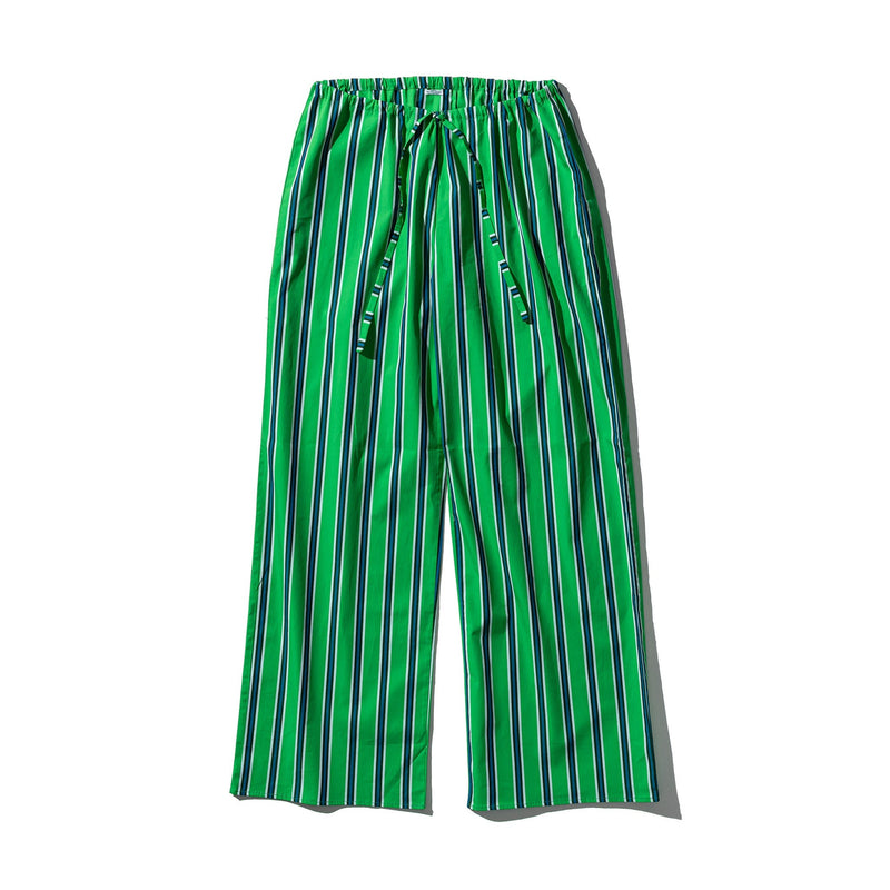 Cotton Stripe Regular Pants Blue 4