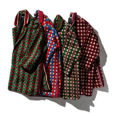 Truck Seat Fabric Collared Coat