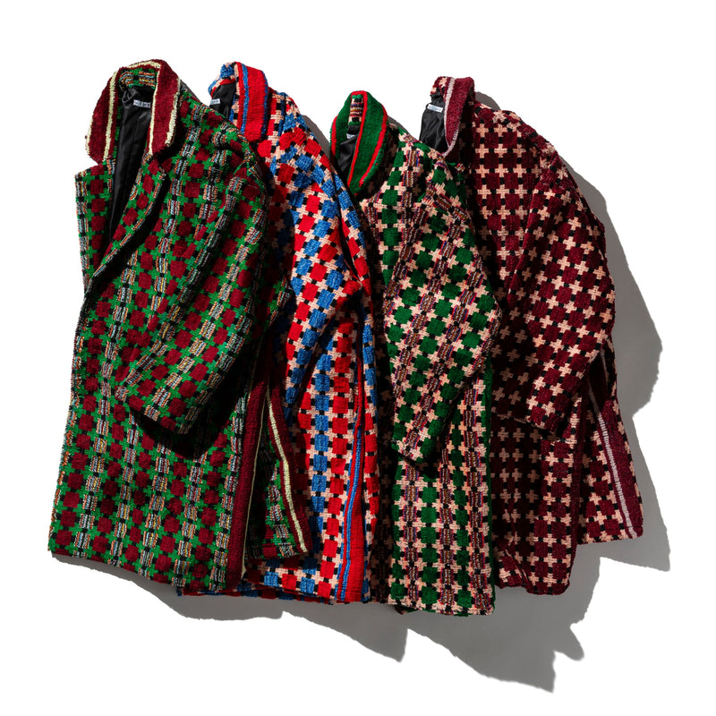 Truck Seat Fabric Collared Coat