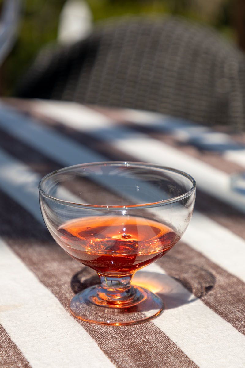 BLOWN GLASS DESSERT CUP / ROUND