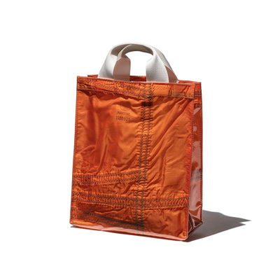 Covered Parachute Document Bag - Orange