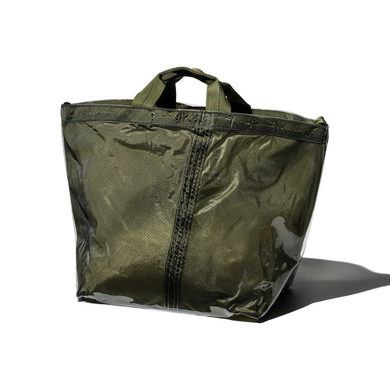 Covered Parachute Shoulder Bag - Olive