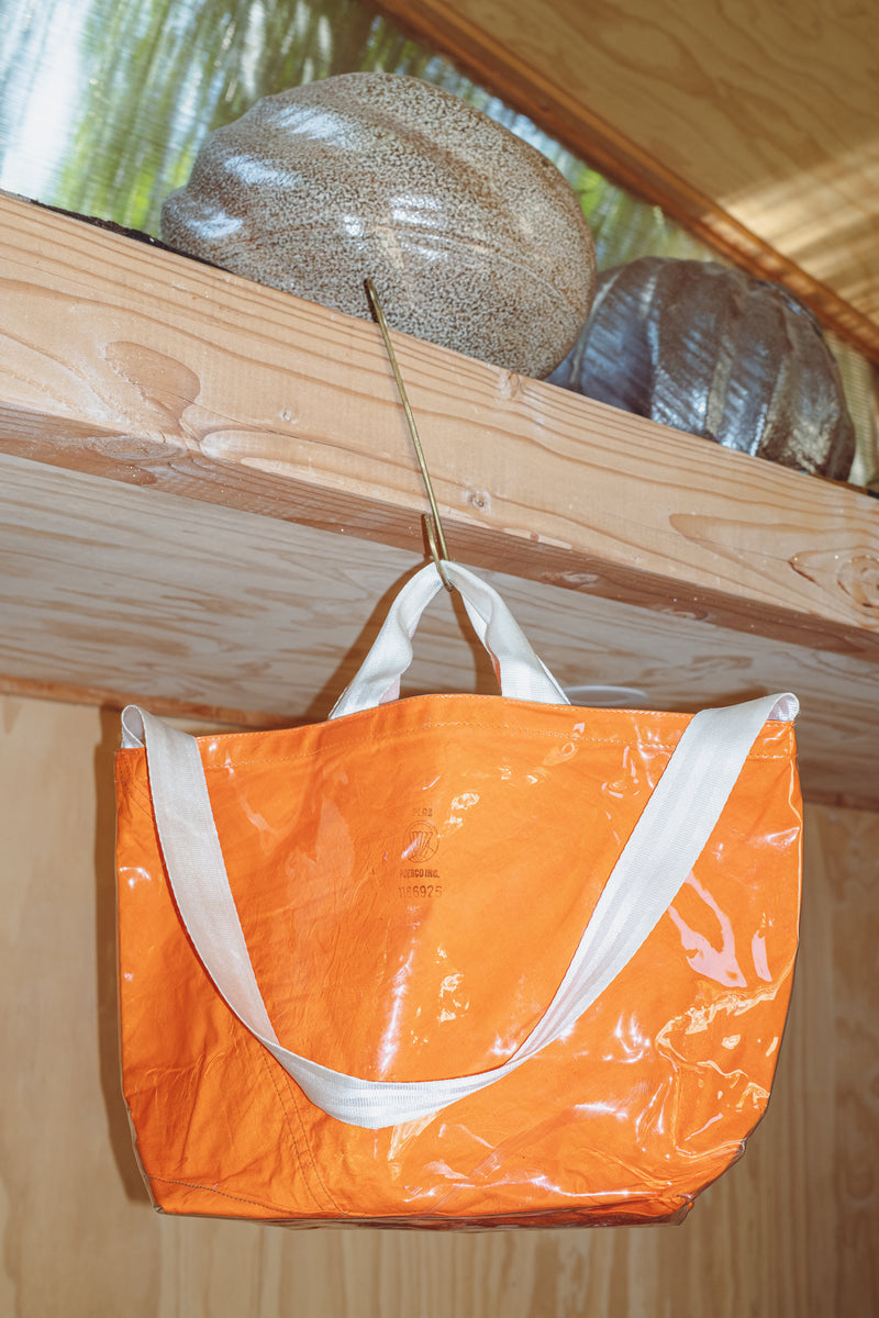 Covered Parachute Shoulder Bag - Orange