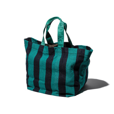 Rug Bag - Turquoise x Navy Blue