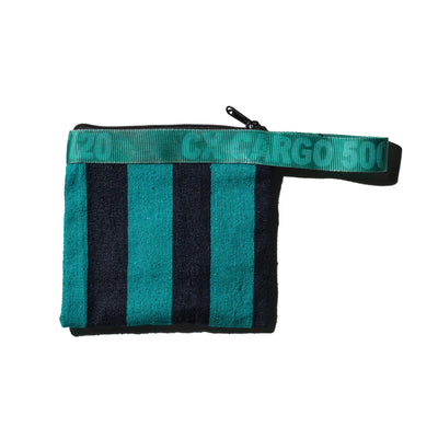 Rug Pouch - Turquoise x Navy Blue