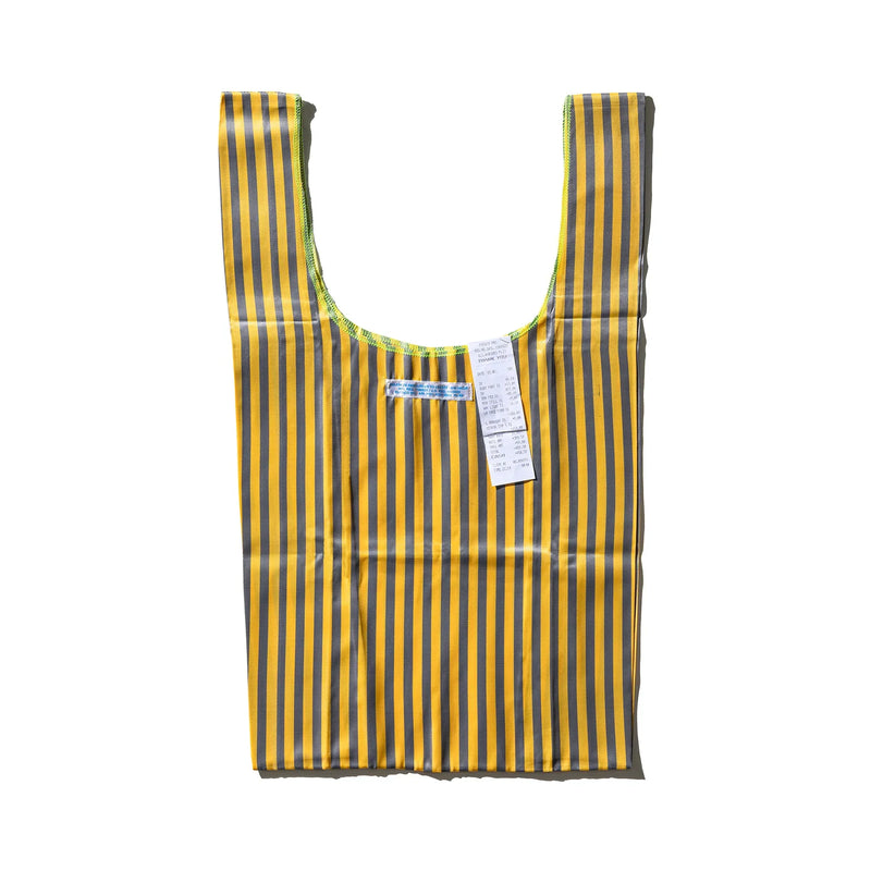 School Tie Fabric Bag - Yellow x Gray