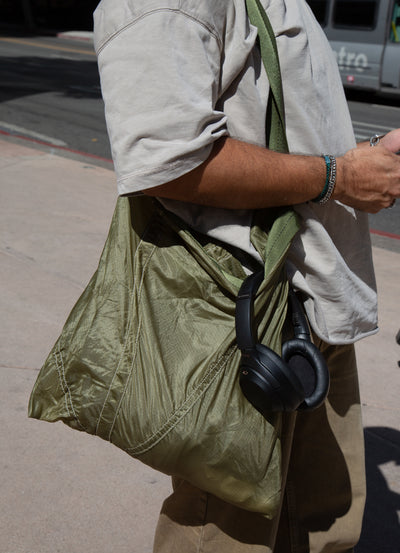 Vintage Parachute Light 2-Way Bag - Olive