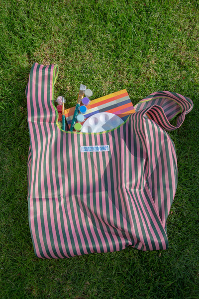 School Tie Fabric Bag