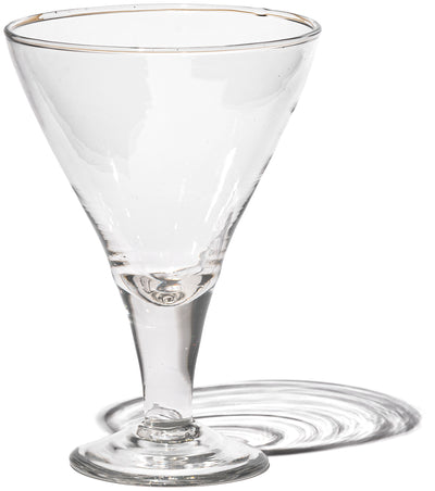 BLOWN GLASS DESSERT CUP / TRIANGLE