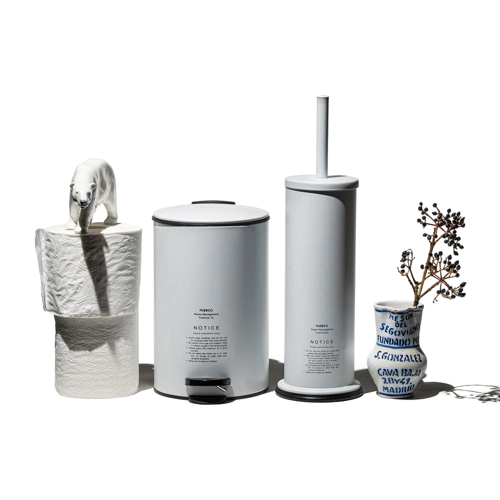 TRASH CAN - WHITE – PUEBCO ONLINE MARKET