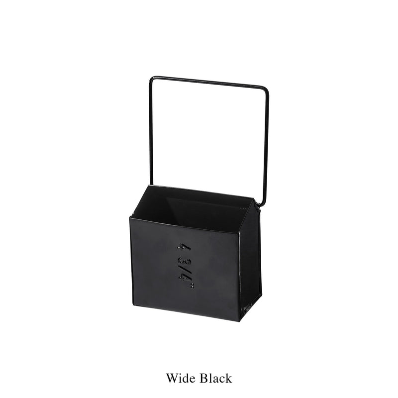 HANGING TOOL STORAGE BOX WIDE BLACK – puebco