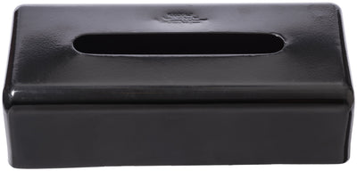 PLAIN TISSUE BOX - BLACK