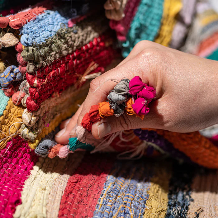 SCRAP FABRIC RUG – PUEBCO ONLINE MARKET