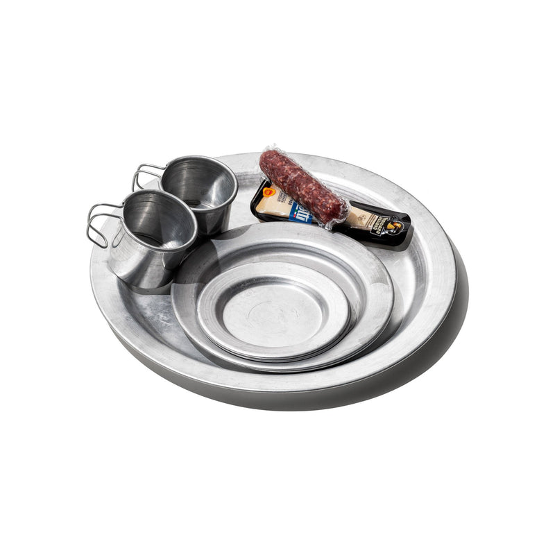 ALUMINUM SERVING SET