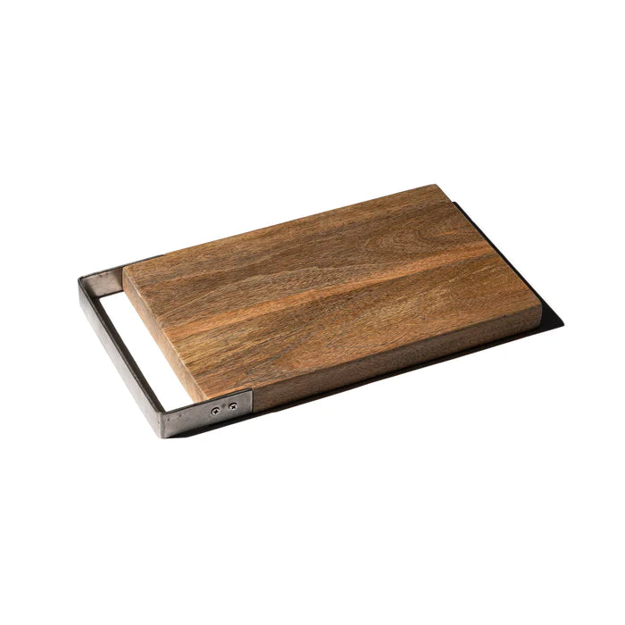 Small Wooden Cutting Board - Brown/mango wood - Home All
