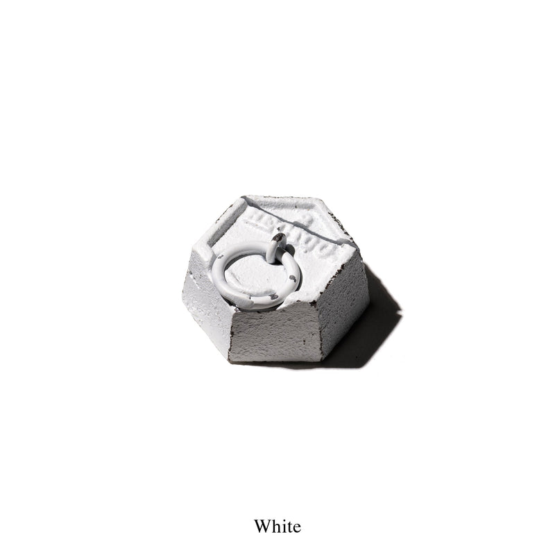 PAPER WEIGHT & CARD HOLDER - WHITE