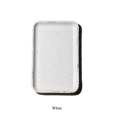 CAST IRON TRAY - WHITE