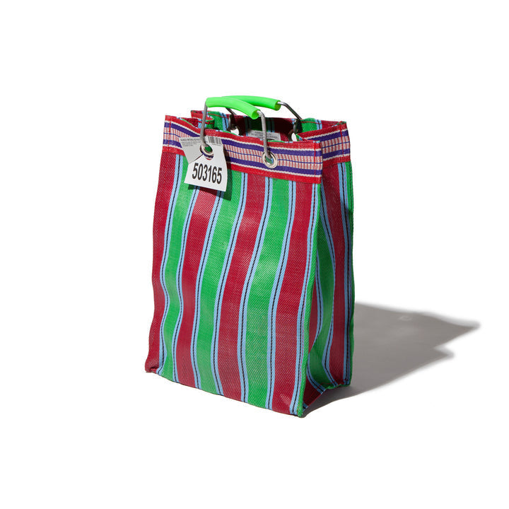 RECYCLED PLASTIC STRIPE BAG - Rectangle D15 – PUEBCO ONLINE