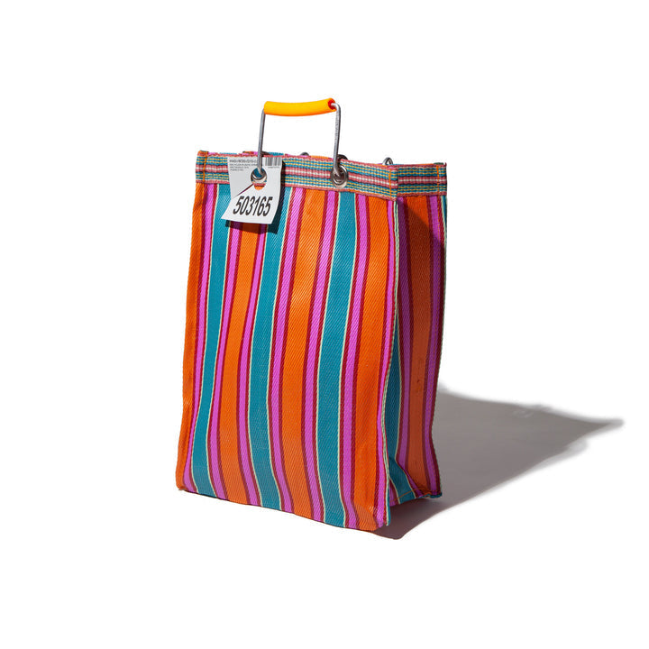RECYCLED PLASTIC STRIPE BAG Rectangle D15