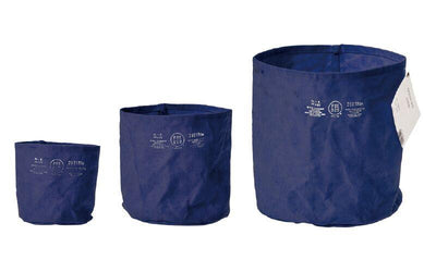 CANVAS POT COVER - SMALL - NAVY BLUE