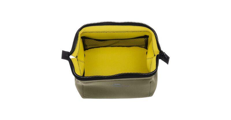 WIRED POUCH - SMALL - OLIVE & YELLOW