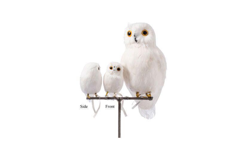 ARTIFICIAL BIRDS / OWL WHITE