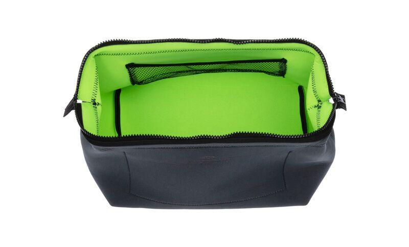 WIRED POUCH - LARGE - DARK GRAY & GREEN
